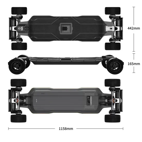 ESK-1 100 km Range · All-Terrain 4WD | Electric Off-Road Skateboard