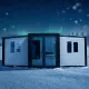 Expandable Container House for Robot Remote Station