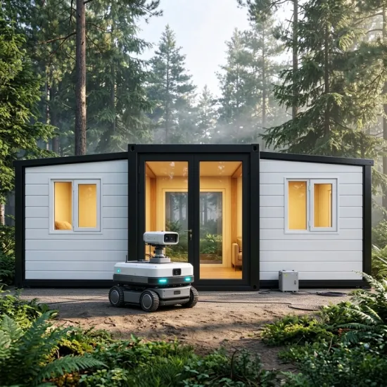 Expandable Container House for Robot Remote Station