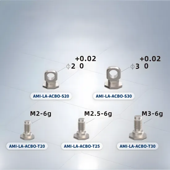 Mechanical Parts: Octagonal connectors, push-rod connectors, rod-end connectors (spherical rod ends).