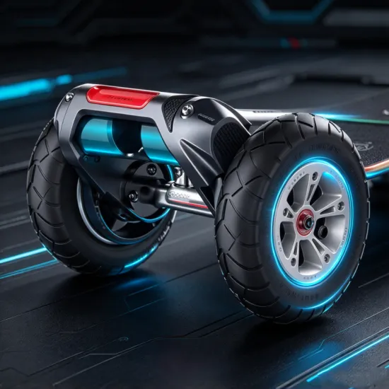 ESK-7 All-Terrain Electric Skateboard — Turn Trails, Camps & Resorts Into Rideable Adventures.