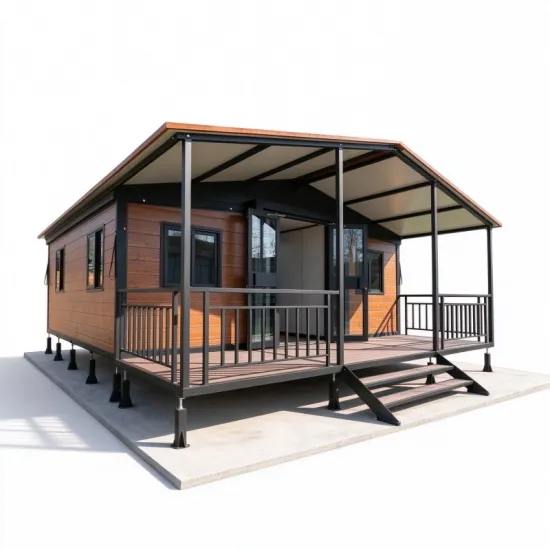 20ft Expandable Prefab Home with Full Roof, for Commercial & Field Projects