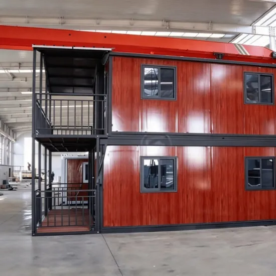 20ft Double Storey Expandable Prefab Container House | Solar Powered Modular Home with Robot Inspection System