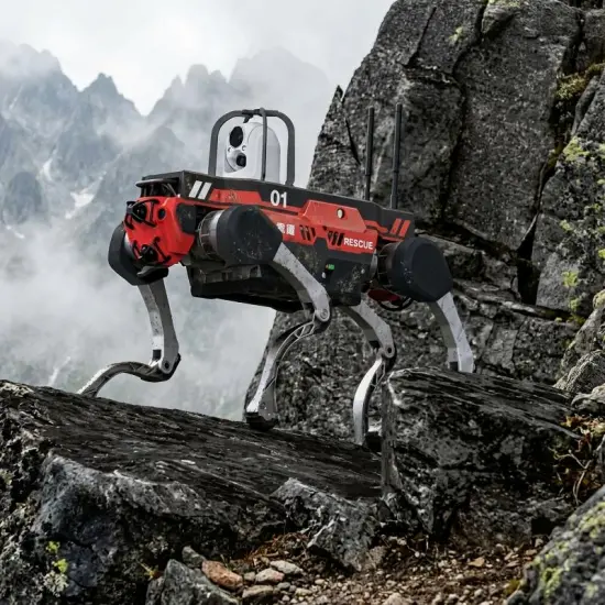 Jueying X30 Industrial-Grade Robot Dog (Quadruped Robot) – Power Grid Inspection & Firefighting Applications