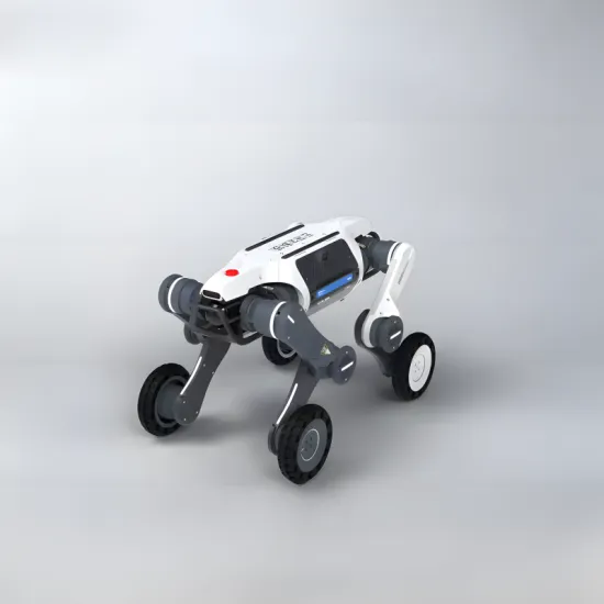 Lynx S10 Series quadruped robot (robodog) featuring a hybrid wheel-leg locomotion structure and industrial-grade
