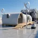 EPS modular prefabricated dome robot base station, off-grid self-sustaining field hub