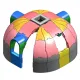 EPS modular prefabricated dome robot base station, off-grid self-sustaining field hub