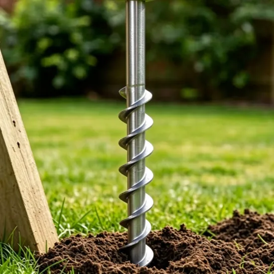 GA-250 Ground Anchor for Uneven Terrain Installation