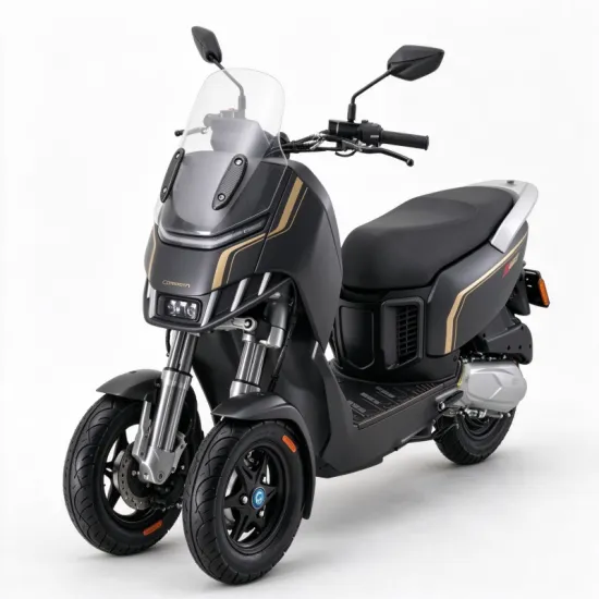 ERR-4 Electric Trike: Roofed Three-Wheeled Outdoor Adventure
