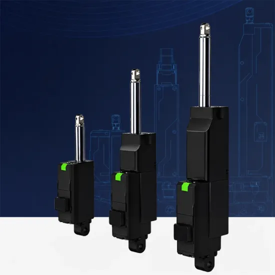 Mini Servo Electric Cylinder Linear Actuator 12lbf Force Control High Precision Built-in Drive