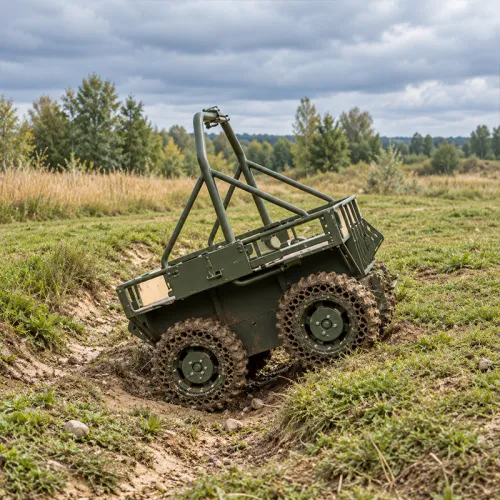 Arkan: 3D-Printed Airless Wheels Boost Off-Road Performance for Unmanned Ground Vehicles