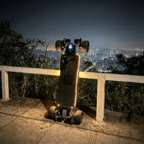 ESK-1 All-Terrain 4WD Electric Skateboard | 100km Range for Adventure Fleets.