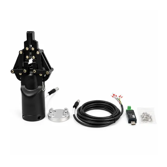 Intelligent Electric Gripper Adjustable Stroke Force Feedback Robotic Clamp for Electronic Assembly Pick and Place