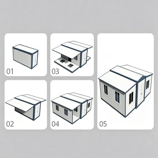 EC-20 Expandable Container House for Off-Grid Living & Robot Support Stations