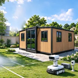 EC-20 Expandable Container House for Off-Grid Living & Robot Support Stations