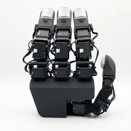 LEAP Hand A Low-Cost, Highly Efficient Anthropomorphic Robotic Hand with Force Feedback