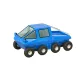 ATR-1 8-Wheel Electric Amphibious Off-Road Vehicle with High-Buoyancy Tires for Outdoor Adventure and Rescue