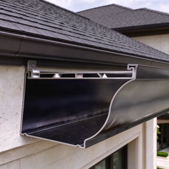 AG-5.5K Aluminum Roof Rainwater Gutter for Rainwater Harvesting Systems