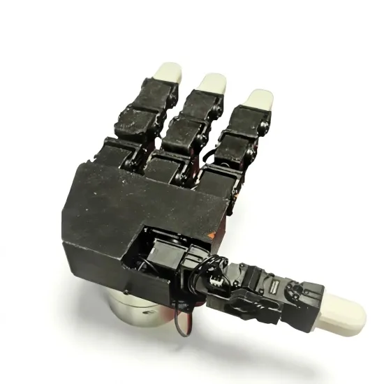 LEAP Hand A Low-Cost, Highly Efficient Anthropomorphic Robotic Hand with Force Feedback