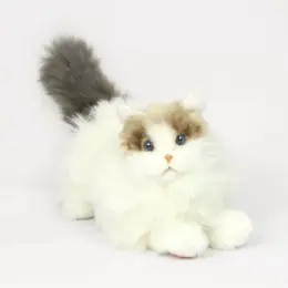 metaCat Smart Lifelike Bionic Plush Cat Toy, Interactive Electronic Pet Companion for Kids, Ideal Birthday Gift (Ragdoll