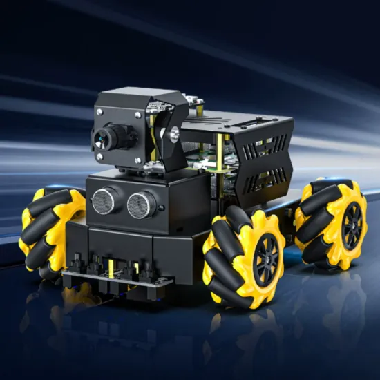 Yahboom AI Large Model Vision Car ROS2 Robot, Voice Recognition Interactive Embodied Robot for Raspberry Pi 5