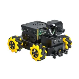 Yahboom AI Large Model Vision Car ROS2 Robot, Voice Recognition Interactive Embodied Robot for Raspberry Pi 5
