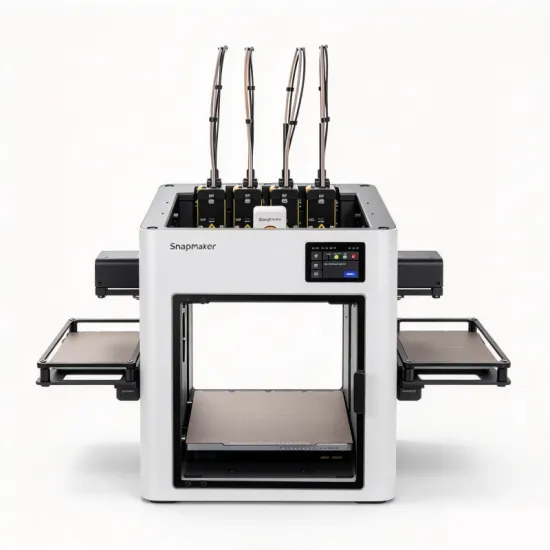 Snapmaker U1 3D Printer, Multi-Color Independent 4-Toolhead FDM Printer, Large-Format Desktop High-Speed AI Detection