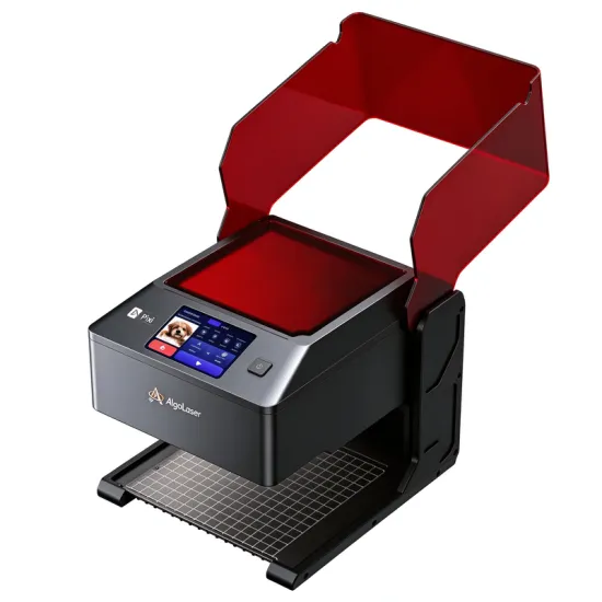 AlgoLaser Portable Smart Laser Engraver – Mini Desktop Cutter for Metal, Wood & Leaf Marking