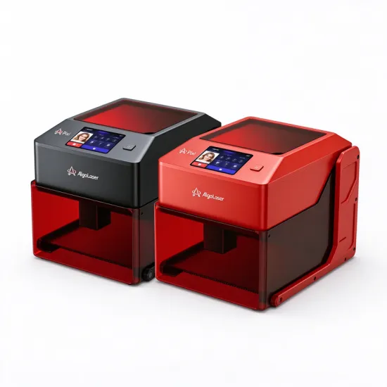 AlgoLaser Portable Smart Laser Engraver – Mini Desktop Cutter for Metal, Wood & Leaf Marking